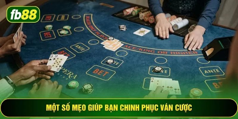 Một số mẹo giúp bạn chinh phục ván cược